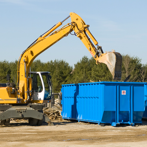 how does a residential dumpster rental service work in Bowie County Texas